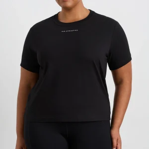 Shop Aje ATHLETICA Fitted Logo T-Shirt 102 Black