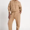 Flash Sale Aje ATHLETICA Fleece Contrast Piping Trackpants 504 Beige/Light Ivory