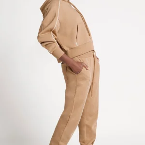 Flash Sale Aje ATHLETICA Fleece Contrast Piping Trackpants 504 Beige/Light Ivory