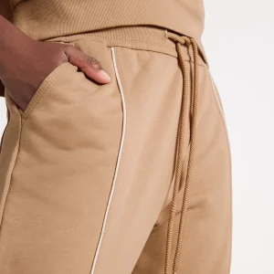 Flash Sale Aje ATHLETICA Fleece Contrast Piping Trackpants 504 Beige/Light Ivory