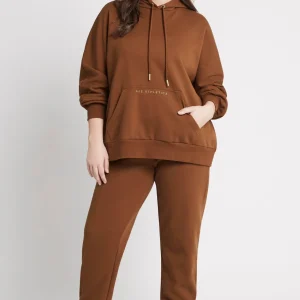 Outlet Aje ATHLETICA Fleece Trackpants 504 Coffee/Gold