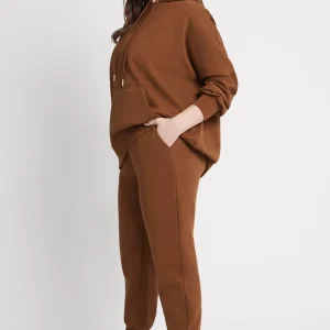 Outlet Aje ATHLETICA Fleece Trackpants 504 Coffee/Gold