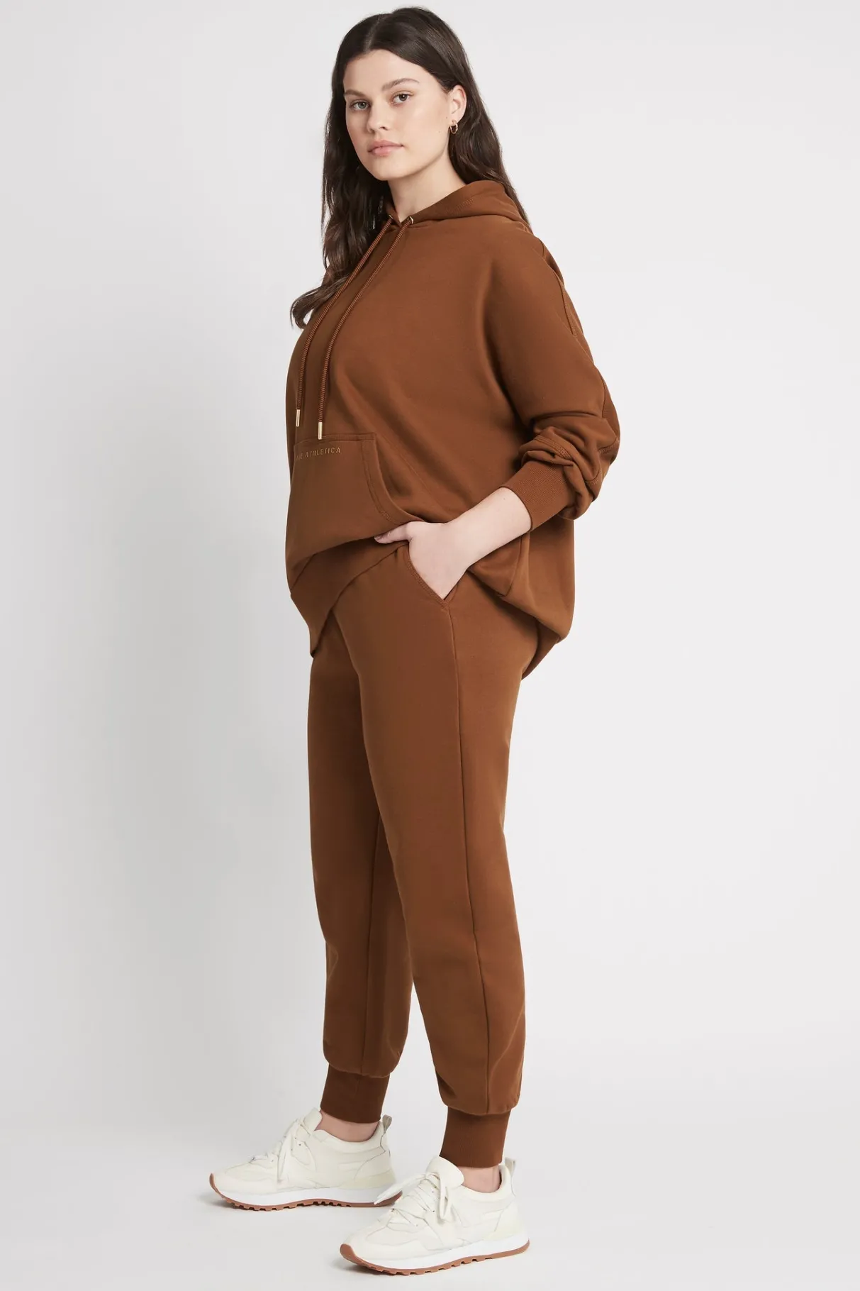 fleece_trackpants__7.webp Outlet Aje ATHLETICA Fleece Trackpants 504 Coffee/Gold