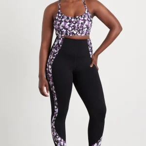 Best Sale Aje ATHLETICA Full Length Contour Legging 231 Black/Lavender Ptd Freefrm
