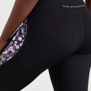 Best Sale Aje ATHLETICA Full Length Contour Legging 231 Black/Lavender Ptd Freefrm