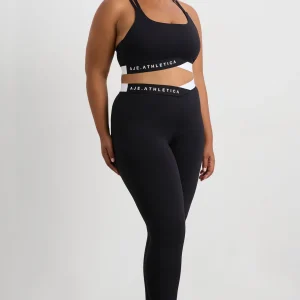 Shop Aje ATHLETICA Full Length Cross Leggings 249 Black/White