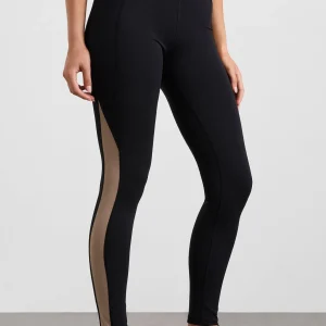 Online Aje ATHLETICA Full Length Logo Leggings 204 Black/ Dune