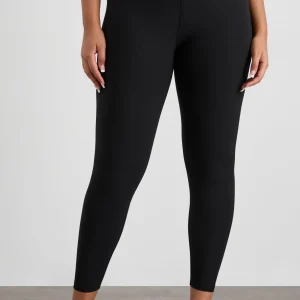 Hot Aje ATHLETICA Full Length Ribbed Legging 203 Black
