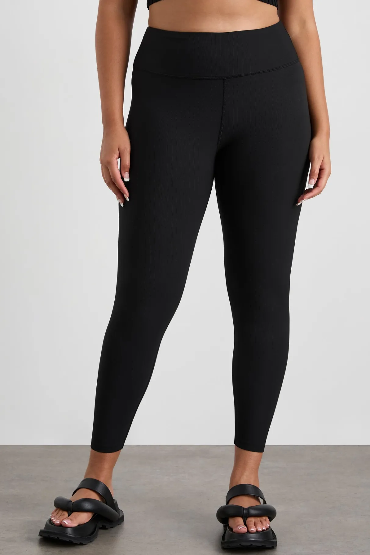 full_length_ribbed_legging__10.webp Hot Aje ATHLETICA Full Length Ribbed Legging 203 Black