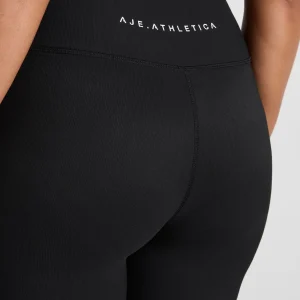 Hot Aje ATHLETICA Full Length Ribbed Legging 203 Black