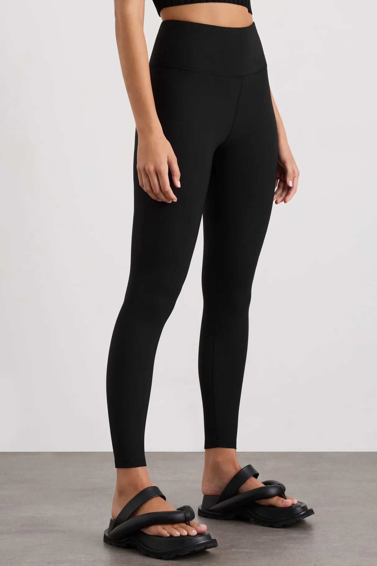 full_length_ribbed_legging__2.webp Hot Aje ATHLETICA Full Length Ribbed Legging 203 Black