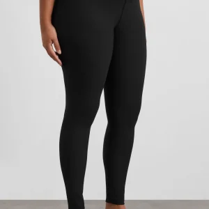 Hot Aje ATHLETICA Full Length Ribbed Legging 203 Black