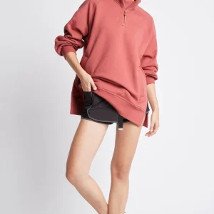 Store Aje ATHLETICA Funnel Neck Fleece Jumper 004 Dusty Rose