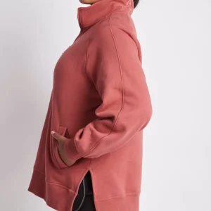 Store Aje ATHLETICA Funnel Neck Fleece Jumper 004 Dusty Rose