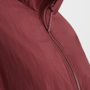 Best Sale Aje ATHLETICA Gathered Cut Out Jacket 737 Burnt Burgundy/Bonbon Pink
