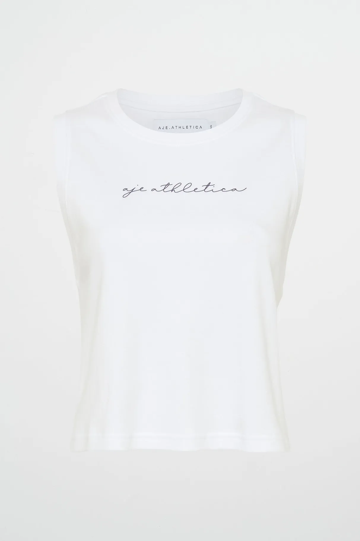 gathered_keyhole_crop_tank__1.webp Sale Aje ATHLETICA Gathered Keyhole Crop Tank 145 White Navy