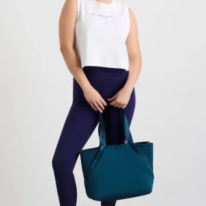 Sale Aje ATHLETICA Gathered Keyhole Crop Tank 145 White Navy