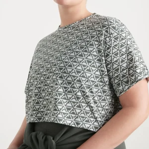 Flash Sale Aje ATHLETICA Geo Print Crop T-Shirt 105 Geo Print/White
