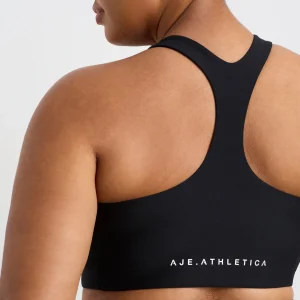 Clearance Aje ATHLETICA High Neck Scuba Bra 330 Black