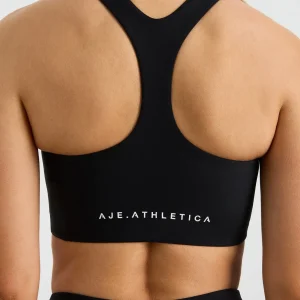 Clearance Aje ATHLETICA High Neck Scuba Bra 330 Black