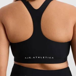 Clearance Aje ATHLETICA High Neck Scuba Bra 330 Black
