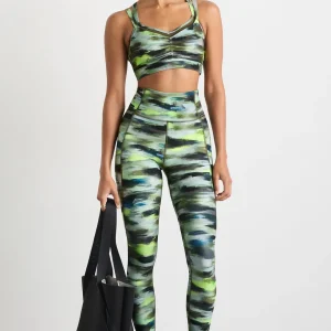 Flash Sale Aje ATHLETICA High Rise 7/8 Legging 203 Khaki Brushstroke