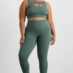 Discount Aje ATHLETICA High Rise 7/8 Legging 203 Moss Green