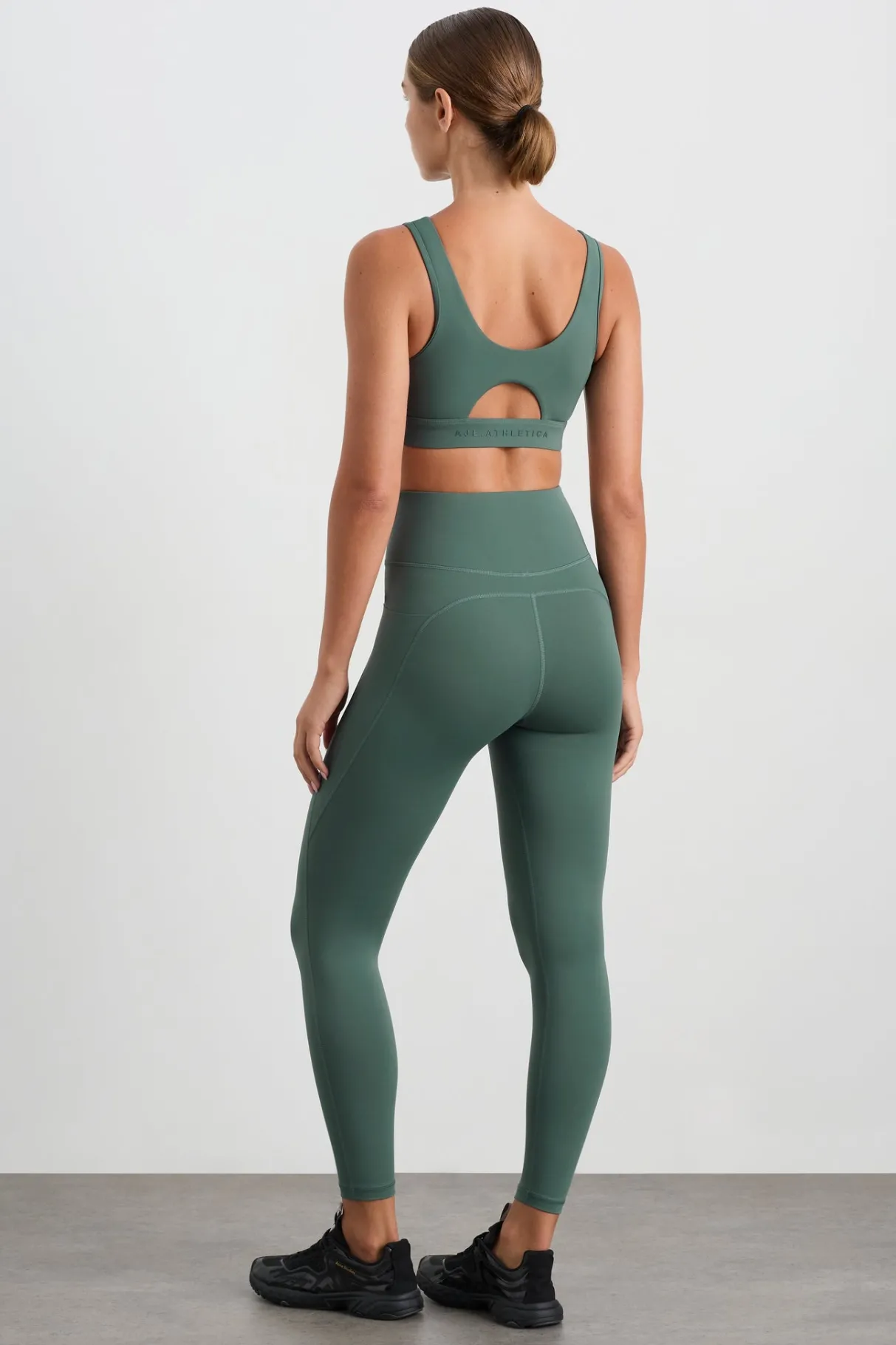 high_rise__legging__5-8.webp Discount Aje ATHLETICA High Rise 7/8 Legging 203 Moss Green