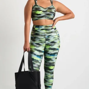Flash Sale Aje ATHLETICA High Rise 7/8 Legging 203 Khaki Brushstroke