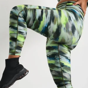 Flash Sale Aje ATHLETICA High Rise 7/8 Legging 203 Khaki Brushstroke