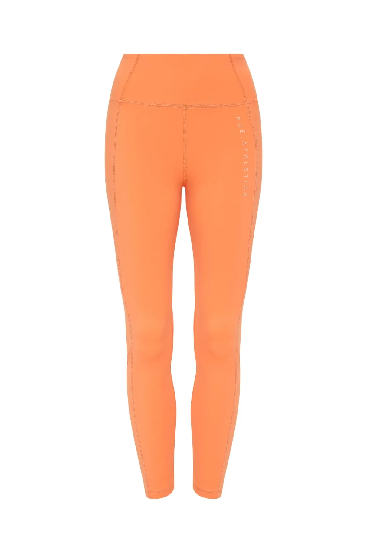 high_rise__logo_legging__1.webp Best Aje ATHLETICA High Rise 7/8 Logo Legging 203 Tangerine Orange-Sand