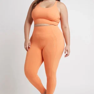 Best Aje ATHLETICA High Rise 7/8 Logo Legging 203 Tangerine Orange-Sand