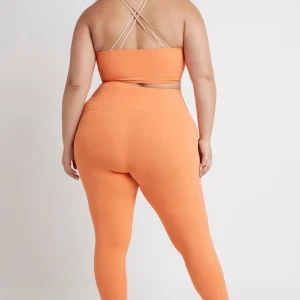 Best Aje ATHLETICA High Rise 7/8 Logo Legging 203 Tangerine Orange-Sand