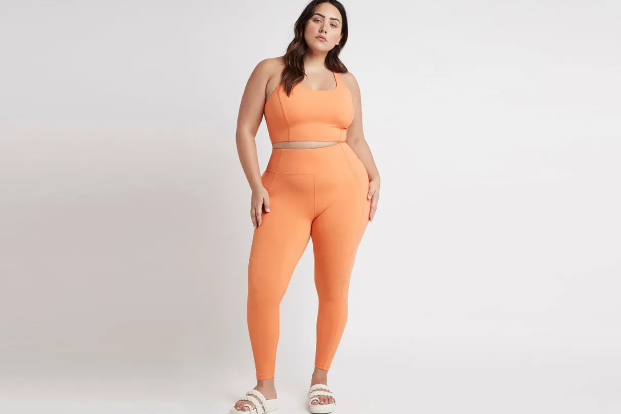 high_rise__logo_legging__13.webp Best Aje ATHLETICA High Rise 7/8 Logo Legging 203 Tangerine Orange-Sand