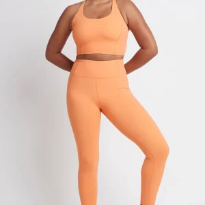 Best Aje ATHLETICA High Rise 7/8 Logo Legging 203 Tangerine Orange-Sand
