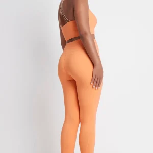 Best Aje ATHLETICA High Rise 7/8 Logo Legging 203 Tangerine Orange-Sand