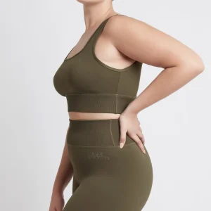 Fashion Aje ATHLETICA High Rise Bike Shorts 018 Khaki