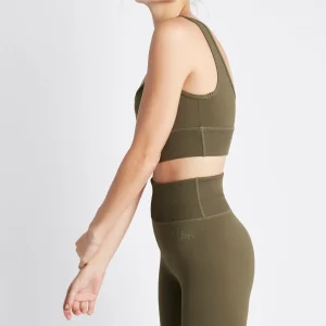 Fashion Aje ATHLETICA High Rise Bike Shorts 018 Khaki