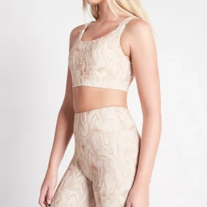 Best Sale Aje ATHLETICA High Rise Bike Shorts 607 Light Ivory Marble