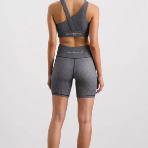 New Aje ATHLETICA High Rise Bike Shorts 607 Herringbone Print
