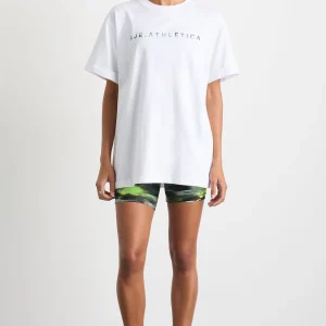 Store Aje ATHLETICA High Rise Bike Shorts 607 Khaki Brushstroke