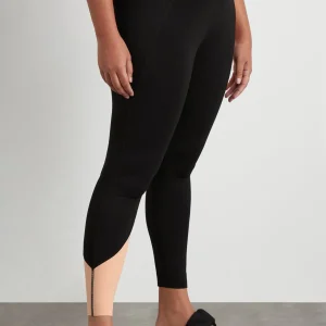 Cheap Aje ATHLETICA High Rise Colour Block 7/8 Legging 226 Black/Beige