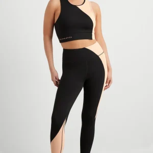 Cheap Aje ATHLETICA High Rise Colour Block 7/8 Legging 226 Black/Beige