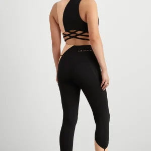 Cheap Aje ATHLETICA High Rise Colour Block 7/8 Legging 226 Black/Beige