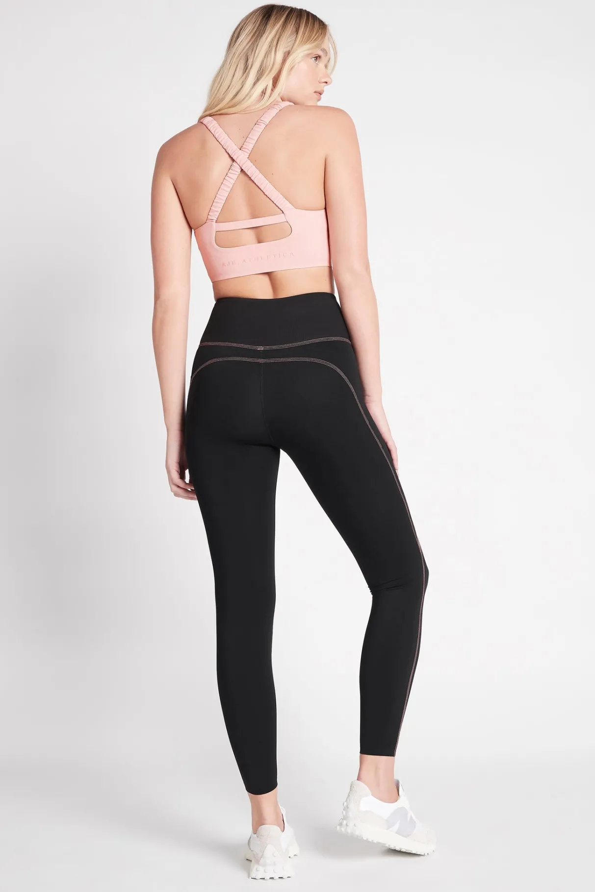 high_rise_contrast_stitch_logo_full_length_legging__4.webp Outlet Aje ATHLETICA High Rise Contrast Stitch Logo Full Length Legging 203 Black/Rose Quartz