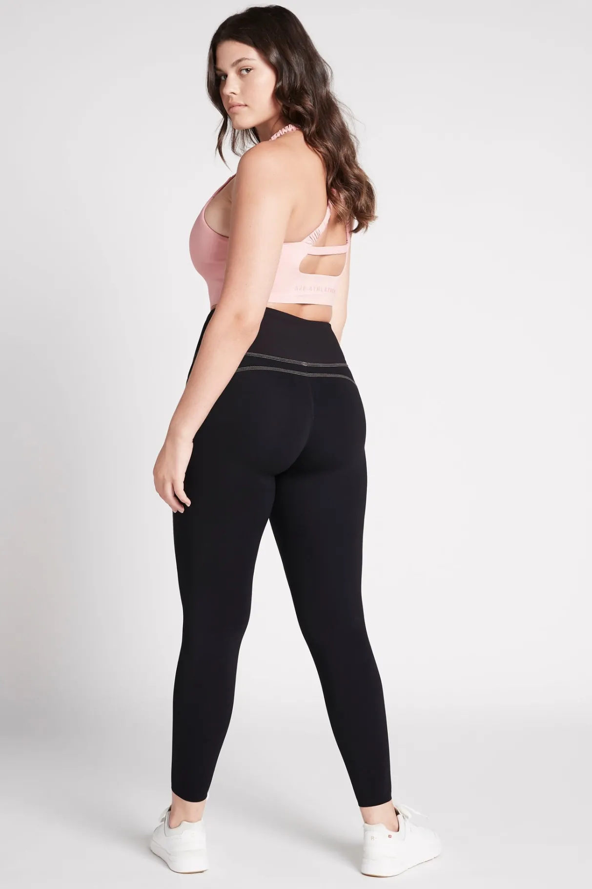 high_rise_contrast_stitch_logo_full_length_legging__7.webp Outlet Aje ATHLETICA High Rise Contrast Stitch Logo Full Length Legging 203 Black/Rose Quartz