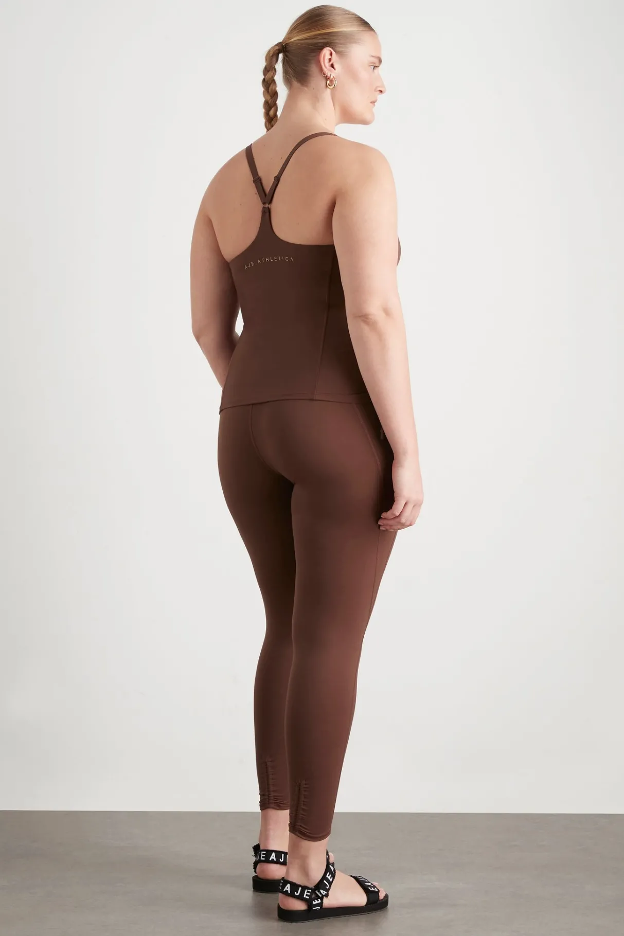 high_rise_drawstring_full_length_legging__16.webp Shop Aje ATHLETICA High Rise Drawstring Full Length Legging 225 Dark Chocolate