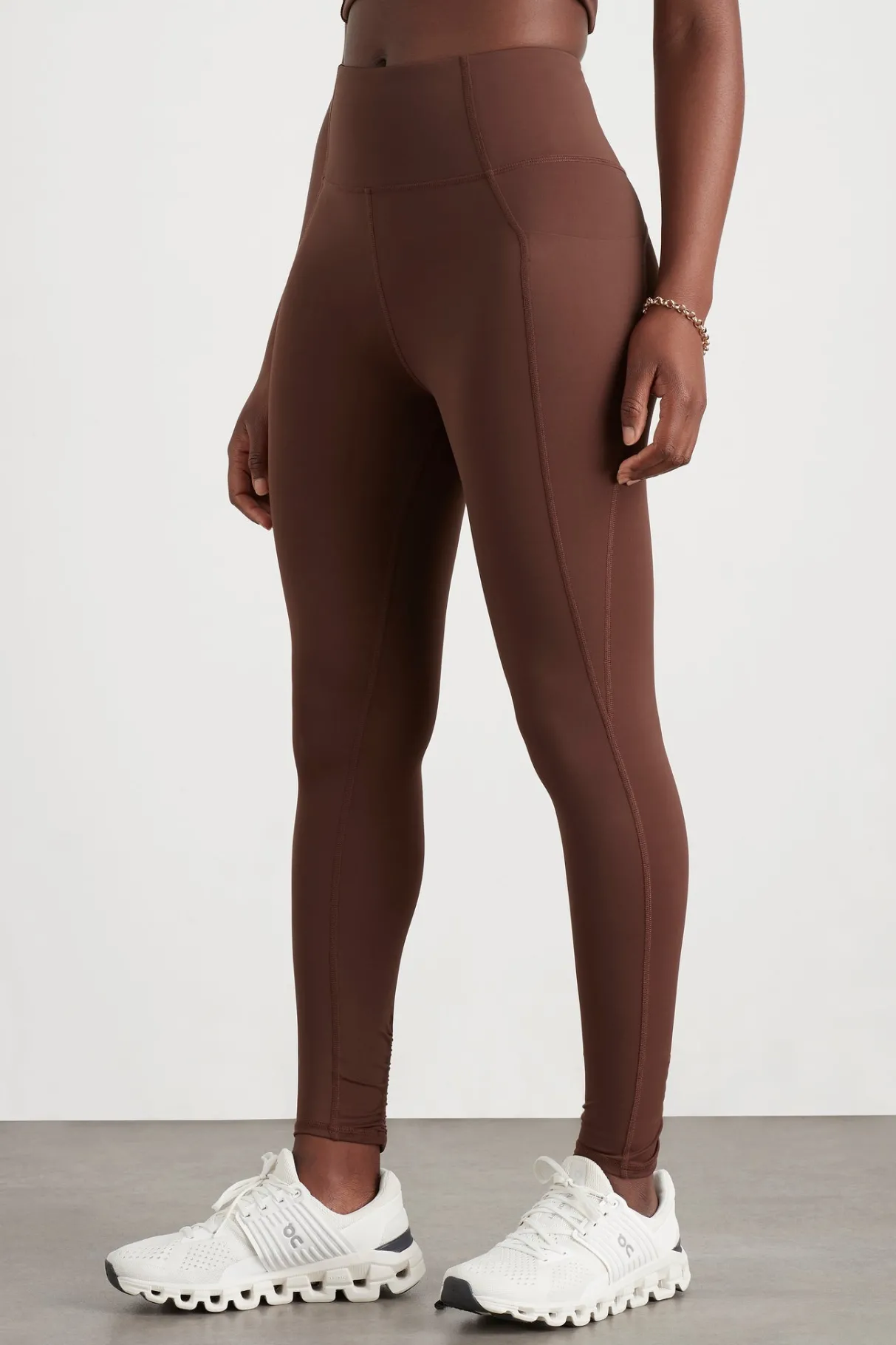 high_rise_drawstring_full_length_legging__2.webp Shop Aje ATHLETICA High Rise Drawstring Full Length Legging 225 Dark Chocolate