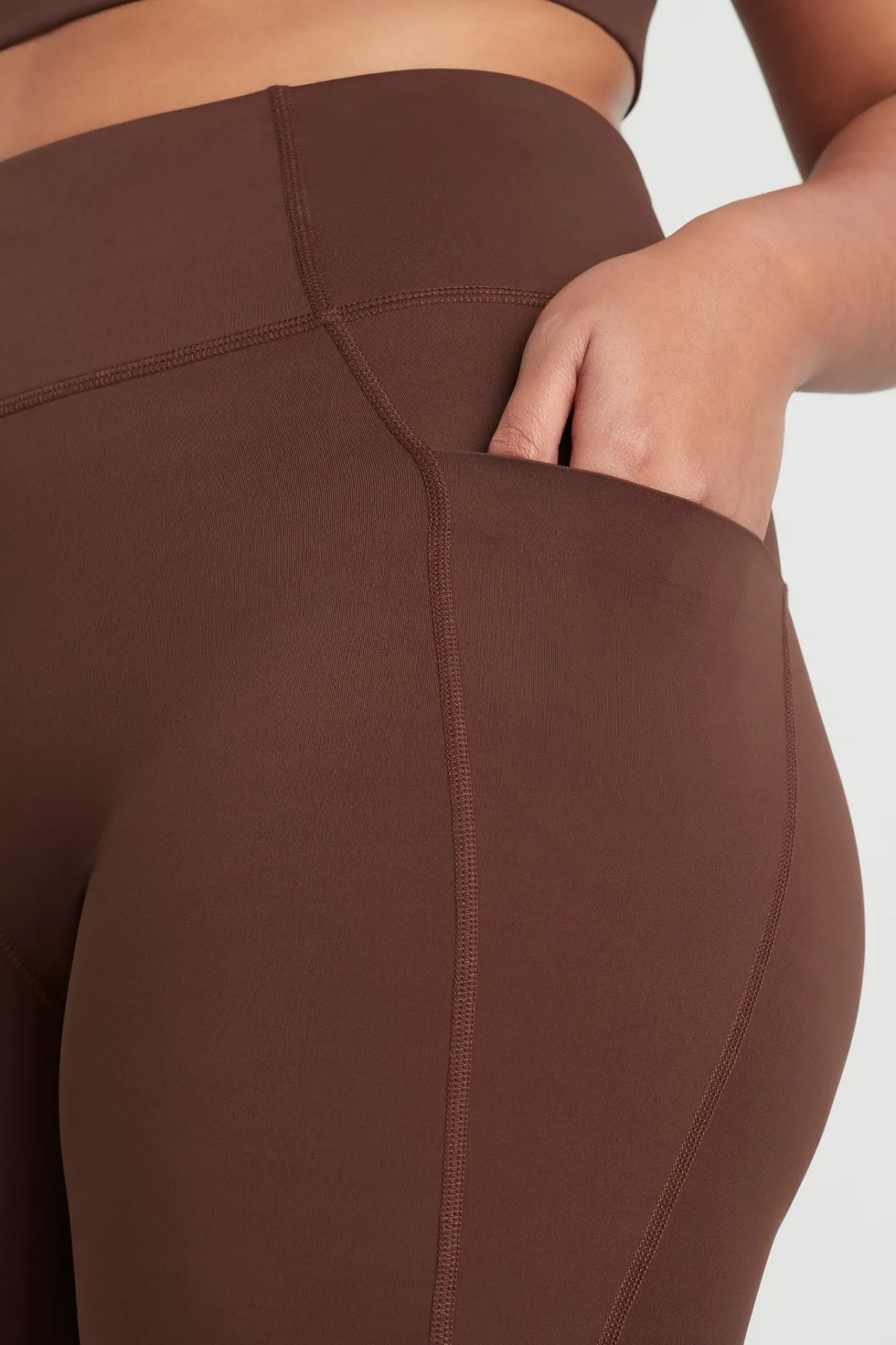 high_rise_drawstring_full_length_legging__9.webp Shop Aje ATHLETICA High Rise Drawstring Full Length Legging 225 Dark Chocolate