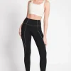 Flash Sale Aje ATHLETICA High Rise Full Length Legging 215 Black/Light Ivory